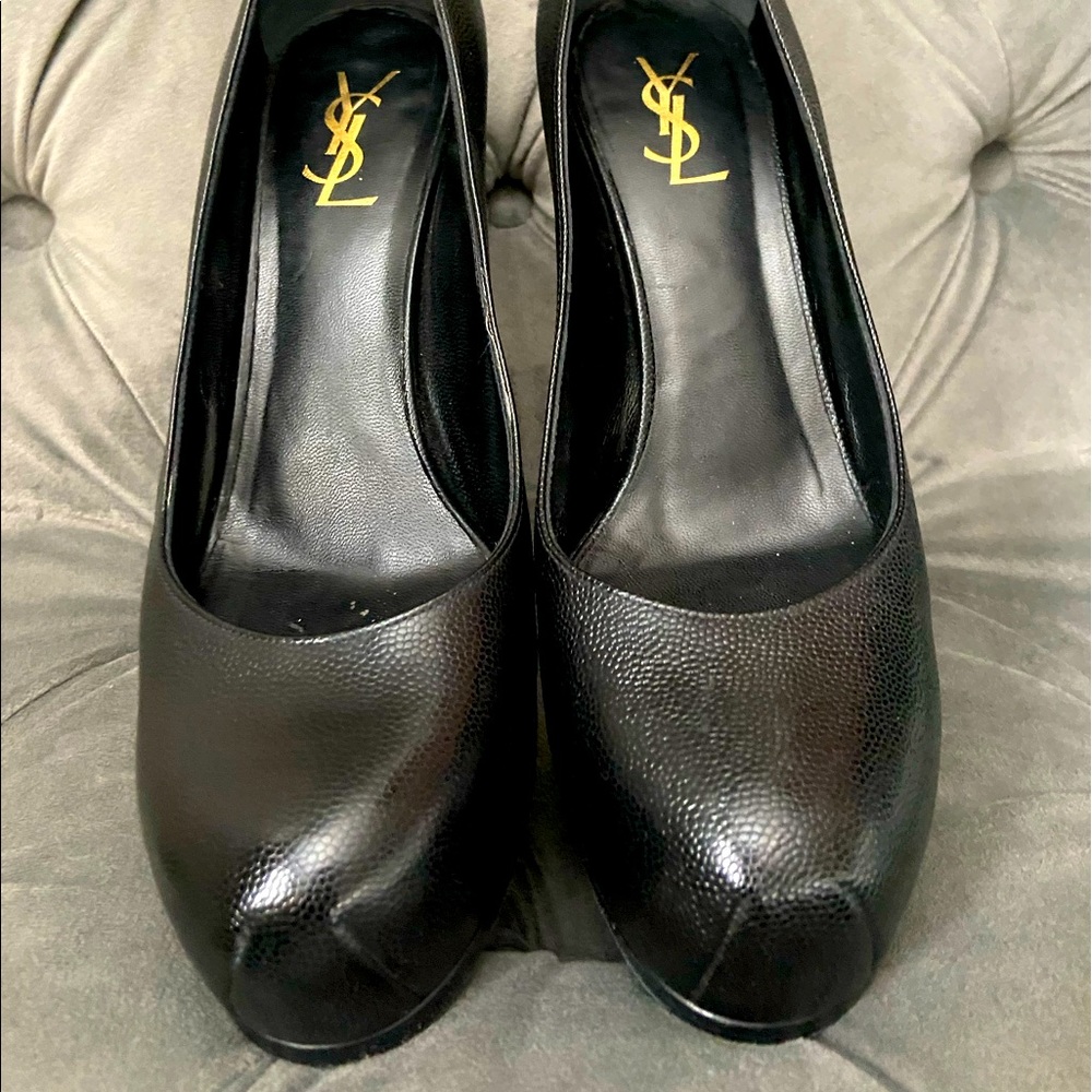 Stunning Black YSL Heels